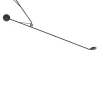 DCW Éditions Aaro loftlampe sort - skulpturel belysning