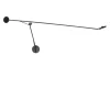 DCW Éditions Aaro Wall Lamp LED L 155 cm - Sort