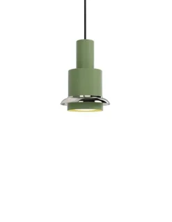 DCW Éditions Chaumont Ø15 × H22 Pendel - Grøn/Nikkel