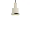 DCWéditions Chaumont Ø15 × H22 Pendel i Hvid/Nikkel - Elegant fransk design