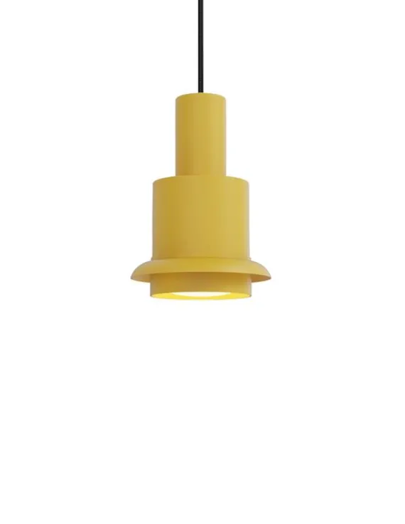 DCWéditions Chaumont Pendel Ø19×H28 - Yellow/Yellow