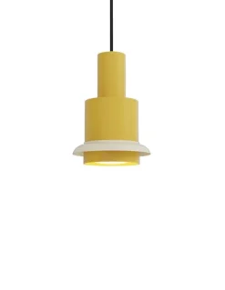 DCWéditions Chaumont Pendel Ø19×H28 - Yellow/White