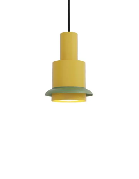 DCWéditions Chaumont Pendel Ø19×H28 - Yellow/Green