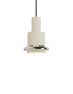DCWéditions Chaumont Pendel Ø19×H28 - White/Nickel