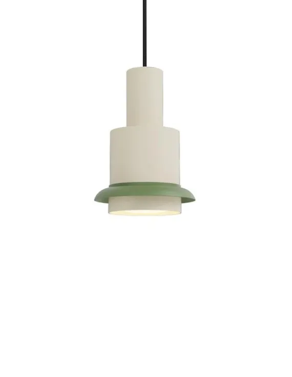 DCWéditions Chaumont Pendel Ø19×H28 - White/Green