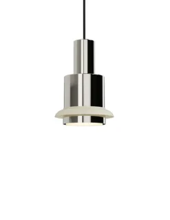 DCWéditions Chaumont Pendel Ø19×H28 - Nickel/White