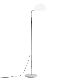 DCWéditions Mezzaluna Gulvlampe - White Marble / White