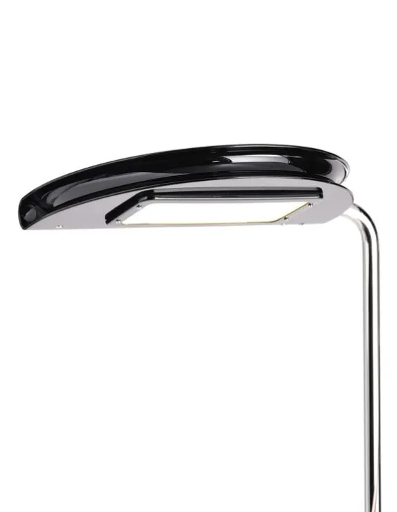 DCWéditions Mezzaluna Gulvlampe - White Marble / Black