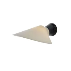 DCWéditions Plume CA Væglampe - Sort / Porcelæn