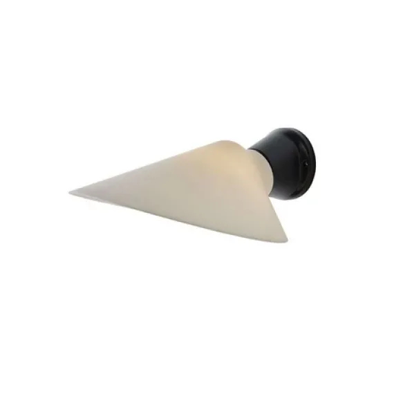 DCWéditions Plume SW Væglampe - Sort / Porcelæn