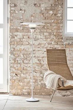 DIABLO - GULVLAMPE Ø50 - MAT HVID