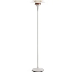 DIABLO - GULVLAMPE Ø50 - MAT HVID/ ROSE SILVER