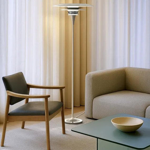 DIABLO - GULVLAMPE Ø50 - SOFT GRÅ