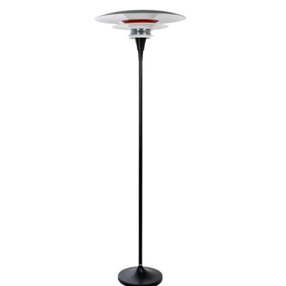 DIABLO - GULVLAMPE Ø50 - SORT/RØD/HVID