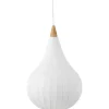 DROPS Ø38 TEKSTIL PENDEL HVID - Halo Design