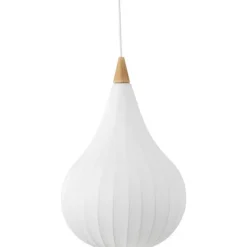 DROPS Ø38 TEKSTIL PENDEL HVID - Halo Design
