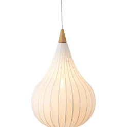 DROPS Ø38 TEKSTIL PENDEL HVID - Halo Design