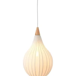 DROPS Ø30 TEKSTIL PENDEL HVID - Halo Design