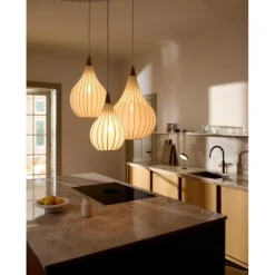 DROPS Ø23 TEKSTIL PENDEL HVID - Halo Design