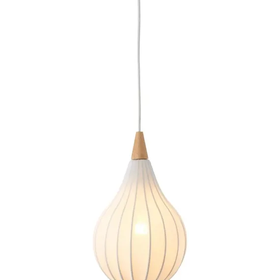 DROPS Ø23 TEKSTIL PENDEL HVID - Halo Design