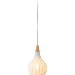 DROPS Ø17 TEKSTIL PENDEL HVID - Halo Design