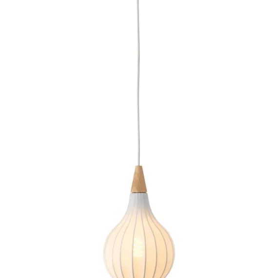 DROPS Ø17 TEKSTIL PENDEL HVID - Halo Design