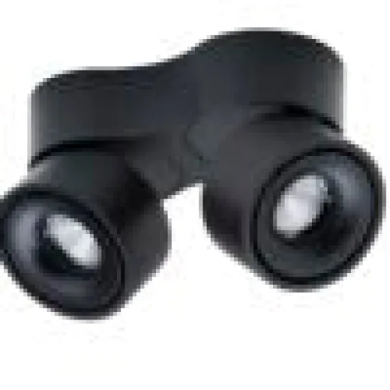EASY W2100 TWIN (MED LEDNINGS HUL) - LOFTLAMPE - SORT