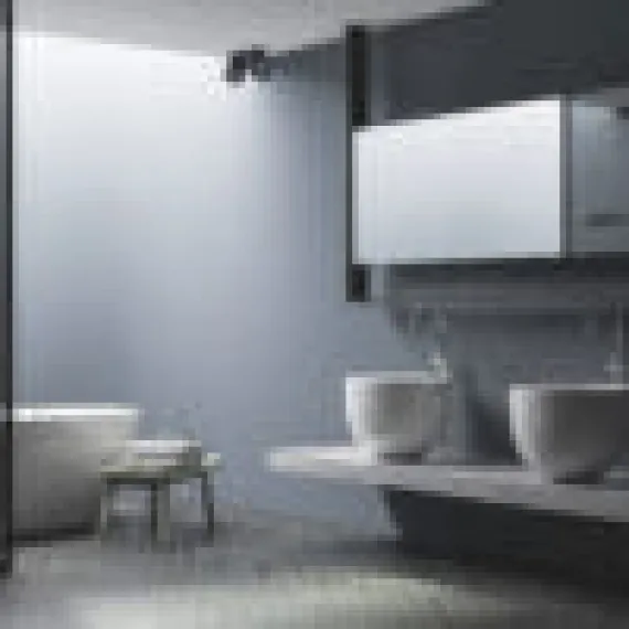 EASY W2100 TWIN (MED LEDNINGS HUL) - LOFTLAMPE - SORT