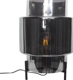 EBBOT BORDLAMPE RØGGRÅ H 37