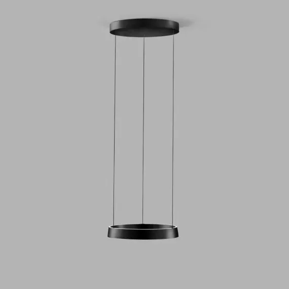 Edge Round Ø400 Pendel Carbon Sort - LIGHT-POINT