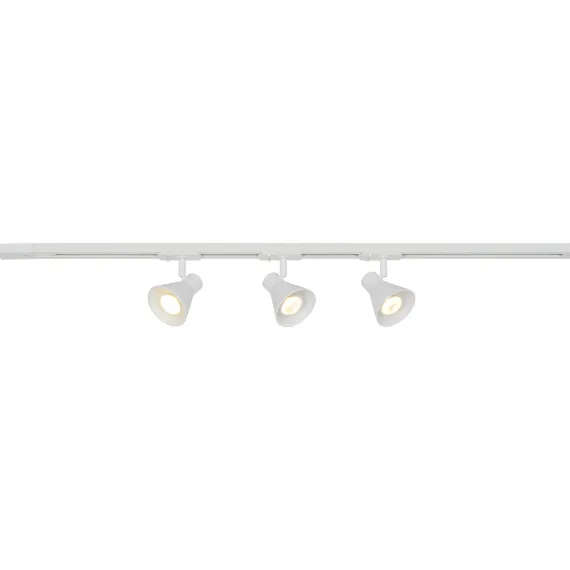 Eik Link 3-Spot + 1m | Skinnesystem | Hvid