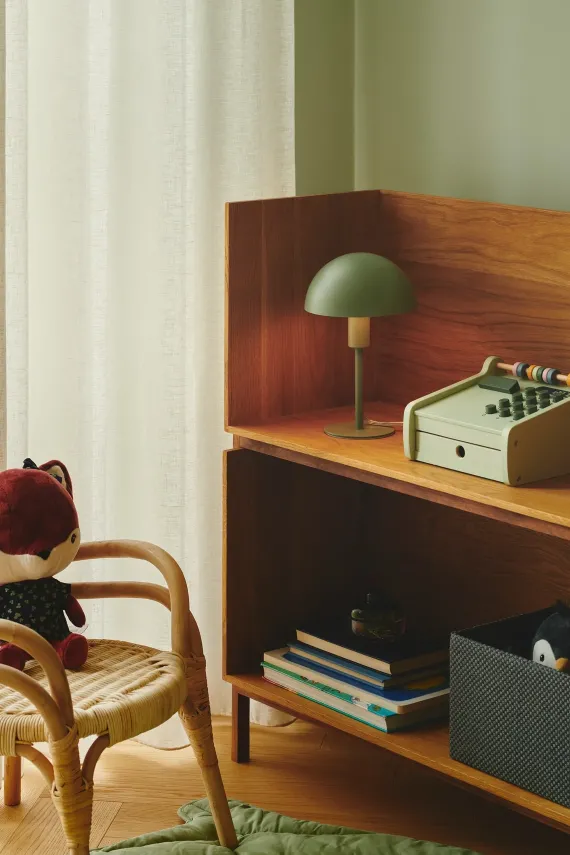 Ellen Mini | Bordlampe | Støvet grøn