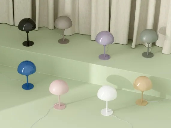 Ellen Mini | Bordlampe | Støvet rosa