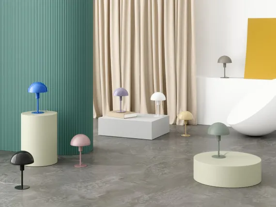 Ellen Mini | Bordlampe | Støvet rosa