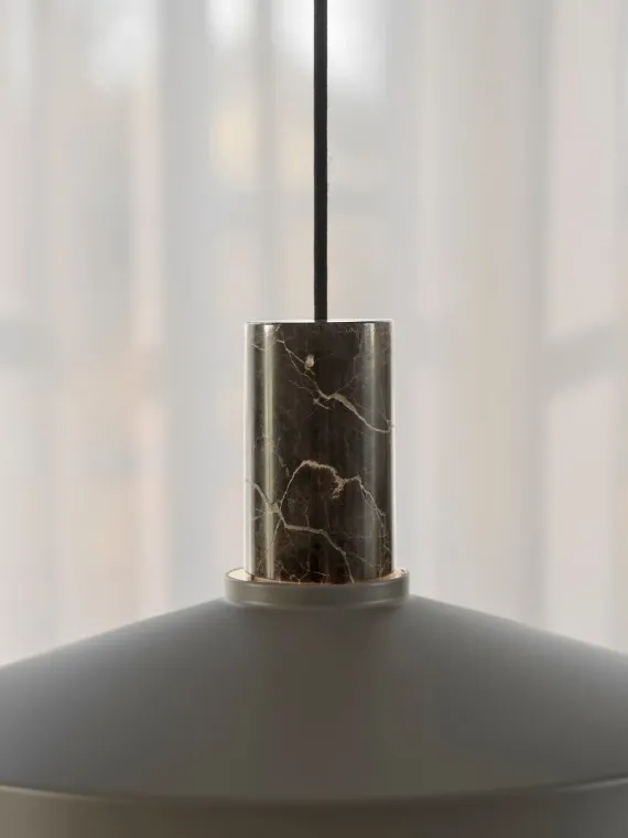 Elvas marble | Pendel | Lysebrun