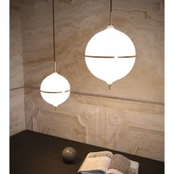 ETERNAL MOONLIGHT PENDEL Ø32 LARGE MED SORT STOFLEDNING