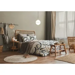 ETERNAL MOONLIGHT PENDEL Ø32 LARGE MED SORT STOFLEDNING