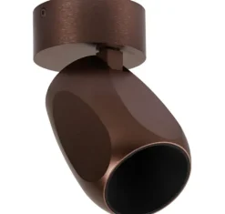 FACET W70 LED 2700K MØRK BRUN PÅBYGNINGSSPOT
