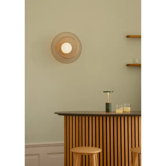 FARADAY MEDIUM LOFT/VÆGLAMPE MESSING