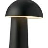 Faye Portable Bordlampe - Sort, Genopladelig LED-lampe fra Charlotte Høncke
