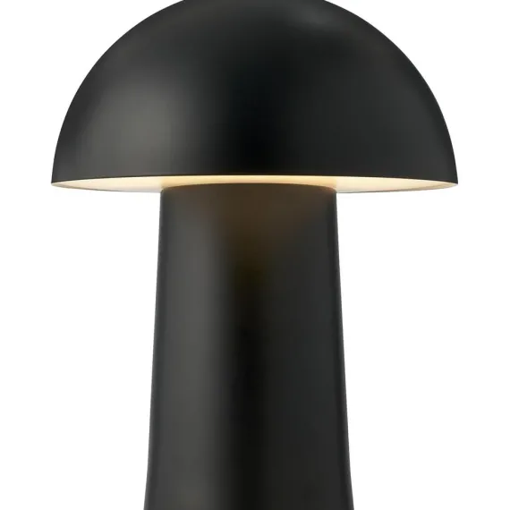 Faye Portable Bordlampe - Sort, Genopladelig LED-lampe fra Charlotte Høncke