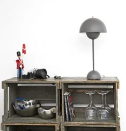 FLOWERPOT - BORDLAMPE VP3 - MAT MØRKEGRÅ