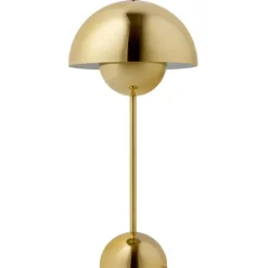 FLOWERPOT VP3 - BORDLAMPE - MESSING PLATED