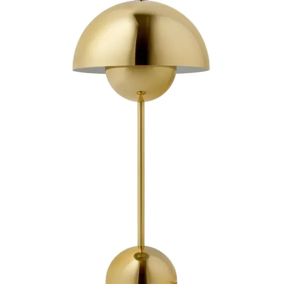 FLOWERPOT VP3 - BORDLAMPE - MESSING PLATED