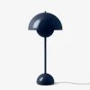FLOWERPOT VP3 - BORDLAMPE - STEEL BLUE