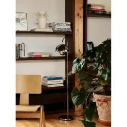 FLOWERPOT VP12 - GULVLAMPE - CHROME