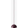 FLOWERPOT VP10 - PENDEL Ø16 - DARK PLUM