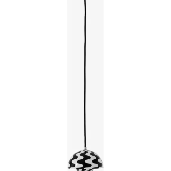 FLOWERPOT VP10 - PENDEL Ø16 - SORT/HVID