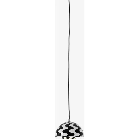 FLOWERPOT VP10 - PENDEL Ø16 - SORT/HVID