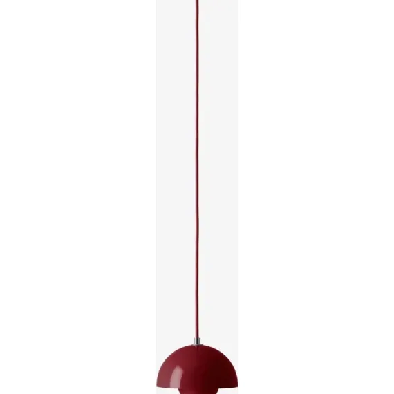 FLOWERPOT VP10 - PENDEL Ø16 - VERMILION RØD